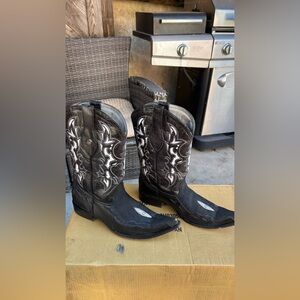Boots with Black and White size 10